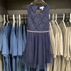 Girls sleeveless semi-formal dress. Size 10